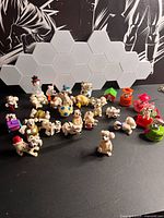 Group shot of all Dalmatian figurines and accessories