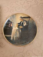 Front view of Edward Runci Mother’s Day 1980 plate