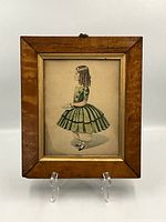 Front view of framed portrait