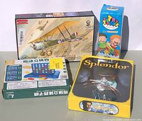 All four boxed items overview