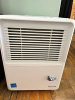 Front view showing grille and Honeywell logo