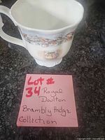 Front view of Royal Doulton Brambly Hedge teacup