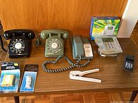 All items displayed on table