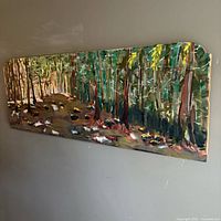 Full front view of painting on wall