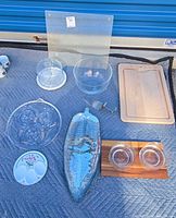 Group view of all items laid out on blanket