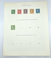 Full album page showing arrangement and handwritten headings