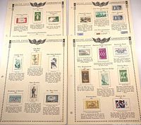 Four album pages overview