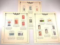 Three album sheets overview