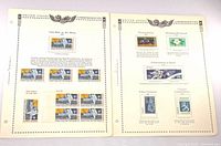 Both album sheets side by side showing layout and stamps present