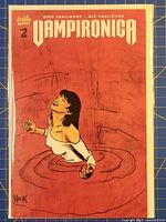Front cover of Vampironica issue 2 comic in protective sleeve