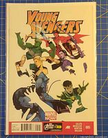 Front cover of Young Avengers 005 in protective sleeve