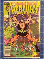 Front cover of Hercules Price of Power issue 1 comic in protective bag