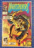 Front cover of Nightstalkers #4 comic book in protective bag