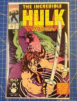 Front cover showing title, issue number, price, Doc Samson art, 50 Years Marvel logo