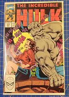 Front cover of The Incredible Hulk #373 comic in protective sleeve