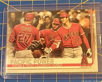 Front of 2018 Topps Pacific Power card in sleeve