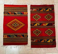 Both rugs full view front