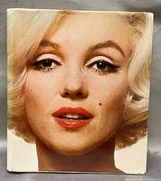 Front dust jacket featuring Marilyn Monroe close-up