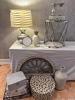 Full view of all items arranged together