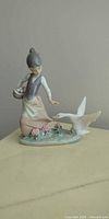 Front view of Lladro Aggressive Goose figurine