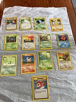 Full spread of all 13 cards laid out for overview