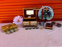 All items displayed on table for overview