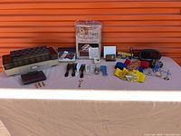 Overview of entire lot on table