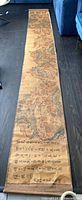 Full length view of the handscroll laid out on floor