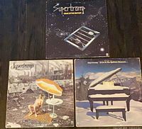 Front covers of three Supertramp LPs