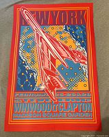 Full poster front showing design, colours and text