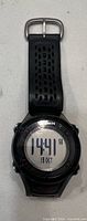 Front view of Garmin S2 watch showing display and strap