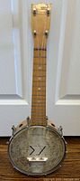 Full front view of Gretsch Clarophone banjolele showing entire instrument
