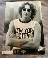 Full view of John Lennon poster