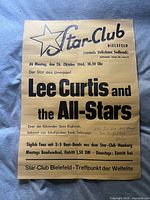 Front view of entire poster showing graphics, text and overall condition