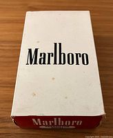 Top view of Marlboro branded box