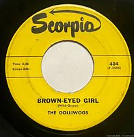 A-side label showing song title, catalog number and artist