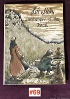 Front of portfolio cover with title artwork