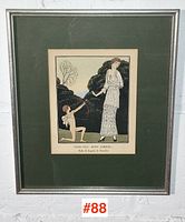 Full framed print against wall