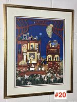 Framed print full view on wall