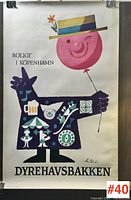 Full view of Ib Antoni poster showing entire design and titles