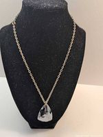 Full view of necklace on display bust