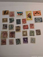 Full group of 25 assorted stamps