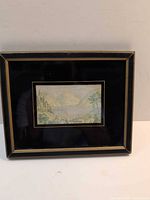 Front view of framed artwork