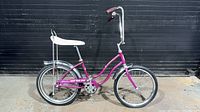 Full left side view of Schwinn Slik Chik Sting-Ray bicycle