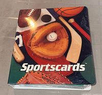 Front cover of Sportscards binder