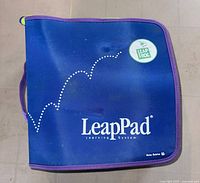 Blue LeapPad Learning System zippered carry case