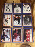 Page showing all 9 Wayne Gretzky Neilson cards
