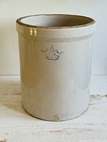 Full view of crock front with crown mark