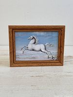 Front view showing entire framed art print