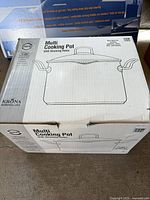 Box front showing Norpro Krona Multi Cooking Pot image and branding